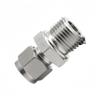 304 Stainless Steel Double-Ferrule Tube Fitting, 6–14 mm, 1 pc (10 mm × 3/8 in) view 1