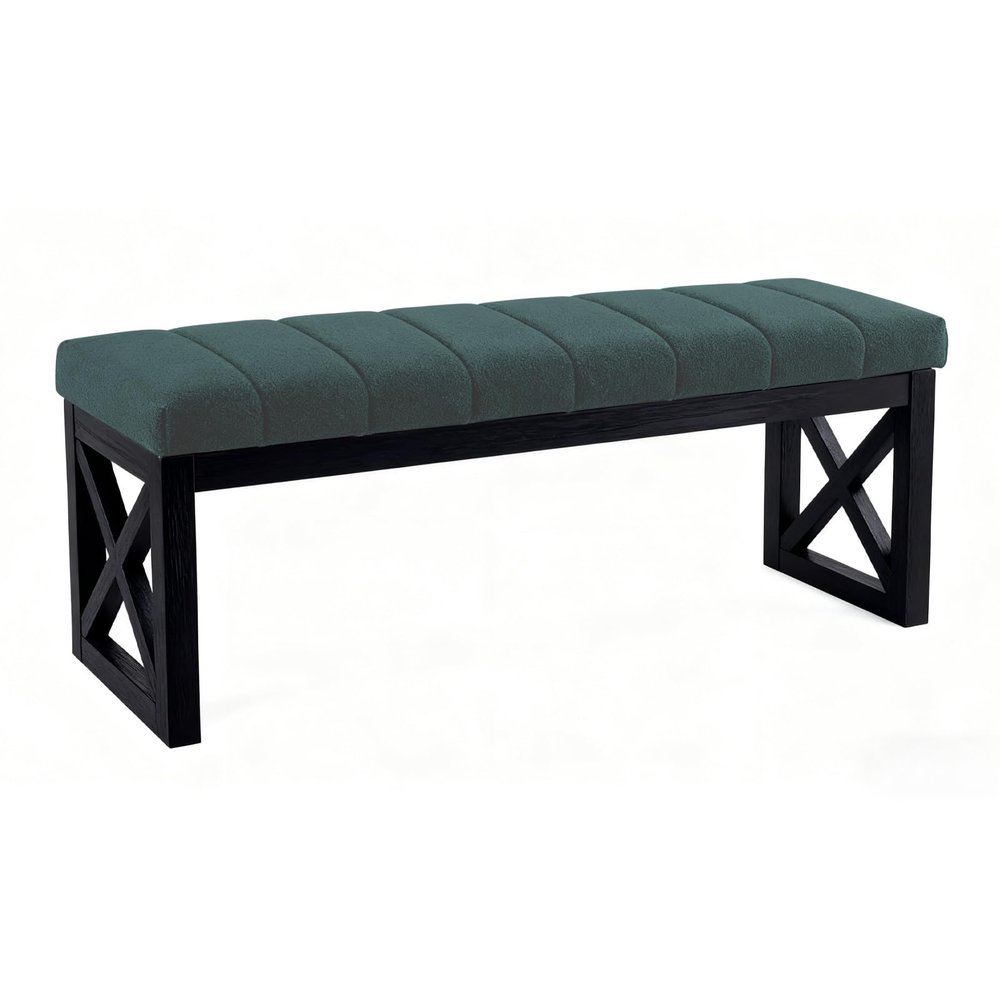 Bench Cushion 150 x 30 x 4 cm, No. 07, Non-Slip and Washable
