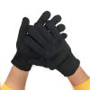 HEALBYBLE 1 Pair Black Steel Wire Mesh Cut-Resistant Gloves, Size L view 1