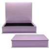 NEUSER PAPIER Gift Box with Hinged Lid, 2-Pack, DIN A4, Purple, 334 x 242 x 65 mm view 1