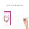 Edition Seidel Premium Mother's Day Greeting Card with Envelope, English “Happy Mother's Day” Design (MT122 SW026) view 2