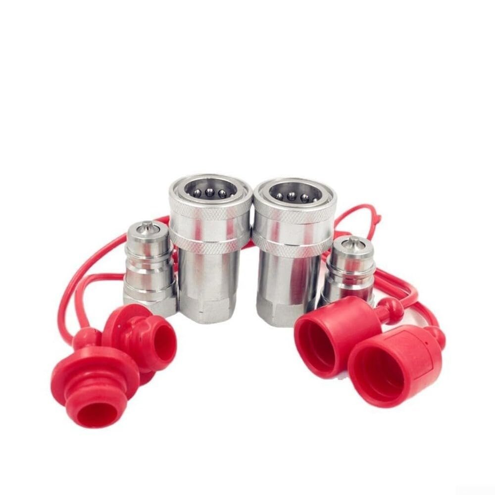 Gettimore Hydraulic Quick Couplers, NPT 1/2" and 1/4", ISO 7241-A (B)