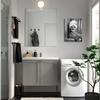 Dazzlewall Funny Leopard Wall Art, Leopard in Bathtub Print, Black-and-White Animal Poster with Frame, 12 x 16 in view 3