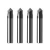 XLANDALYUEFA Carbide Countersink Cutter Set, 60°/90°/120°, Coated, 3-Flute, D10 × R90 × 75L view 1