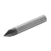 XLANDALYUEFA Carbide Countersink Cutter Set, 60°/90°/120°, Coated, 3-Flute, D10 × R90 × 75L view 3