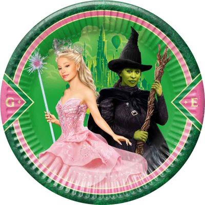 Procos Wicked Paper Plates - The Witches of Oz, 8 pcs, 23 cm