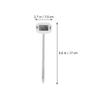 VALICLUD Stainless Steel Soil Meter for Moisture and Temperature, White view 2