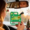 Christmas Cash Holder, 2D Wooden Ornament with Clips view 2