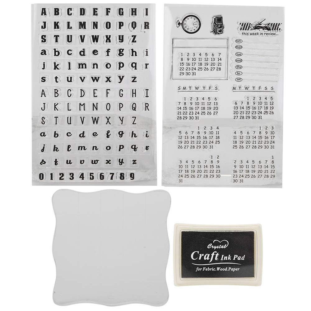Clear Silicone Stamps for Scrapbooking and DIY Crafts