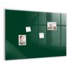 Modern Glass Magnetic Board Set, 100 x 70 cm, Bottle Green view 1