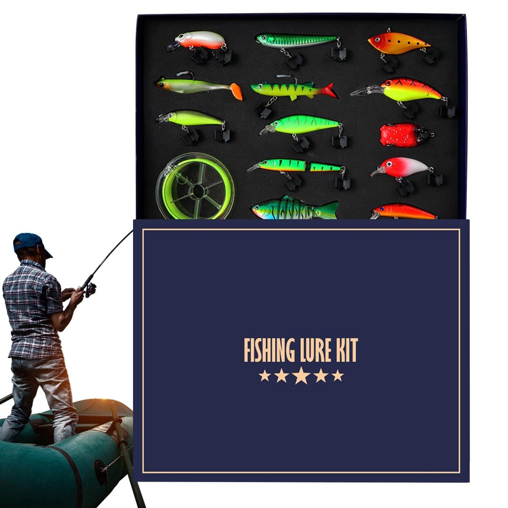 Generic Set of Fishing Lures, Artificial Lures for Perch