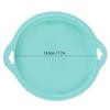 CHICIRIS Silicone Nonstick Layer Cake Mold and Bread Pan, 4-Piece Set, Pink/Green, S/L view 2