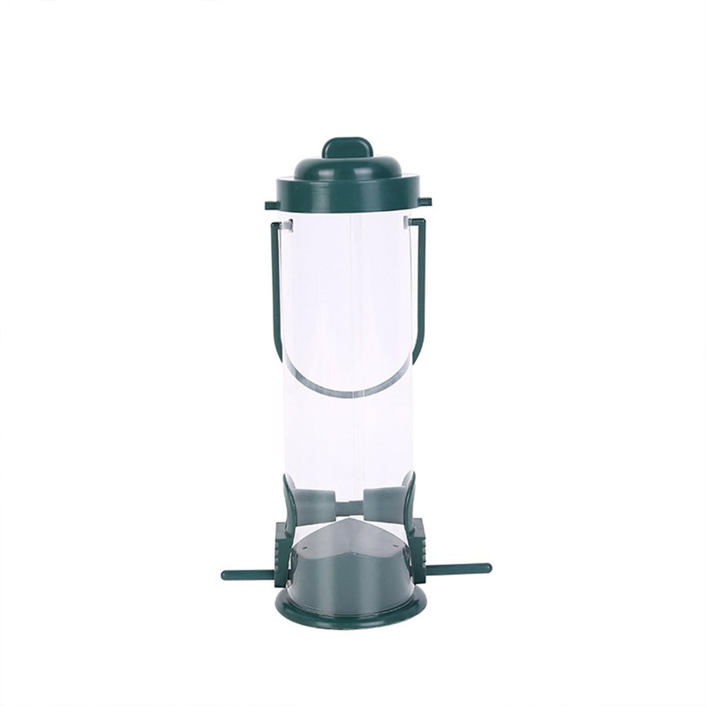 Outdoor Bird Feeder with Automatic Food Container
