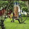 Outdoor Bird Feeder with Automatic Food Container view 2