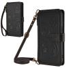 Zipper Wallet Case for Oukitel C61 with Wristlet, Magnetic Closure and Kickstand view 1