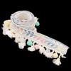 1 Pc Elegant Beaded Tassel Trim, 1 Yard Pom-Pom Ball Braided Trim view 2