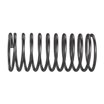 2 Black Compression Springs, Spring Steel, 1.6 mm Wire, 24 mm OD, 60 mm Long