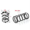 2 Black Compression Springs, Spring Steel, 1.6 mm Wire, 24 mm OD, 60 mm Long view 2