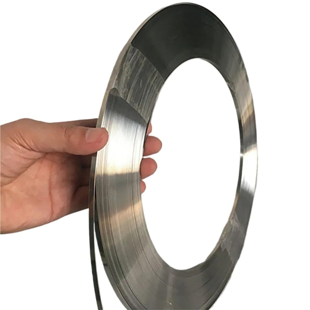 MULANGDI 2 m/Piece 304 Stainless Steel Narrow Strip, Width 2.5–8 mm, Thickness 0.1–0.8 mm (0.25 × 5 mm × 2 m)