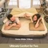 BISINNA Double Flannel Sleeping Bag for Adults, 2-Person Queen Size view 4