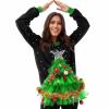 Men's Funny Christmas Tree Ugly Christmas Sweater view 1