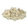 QUARKZMAN 300 Mini Dice, 8 mm/0.31 in, Beige/Black Acrylic view 1
