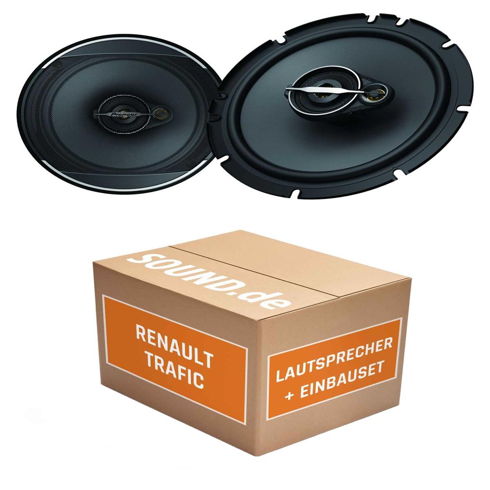 Speaker Installation Kit for Renault Trafic III Rear, Compatible with Pioneer TS-A1671F