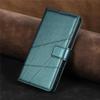 BAILI Phone Case for vivo Y29S 5G, Card Slots, Stand, Line Pattern, Wallet Case, Green view 2