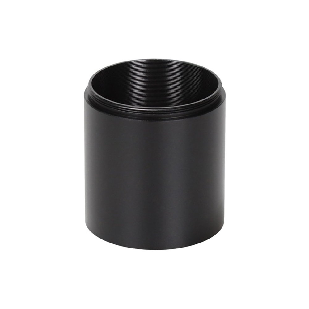 Fazvncv M48 x 0.75 mm Aluminum Extension Tube with Thread for Camera Spacing, Anti-Reflective Design