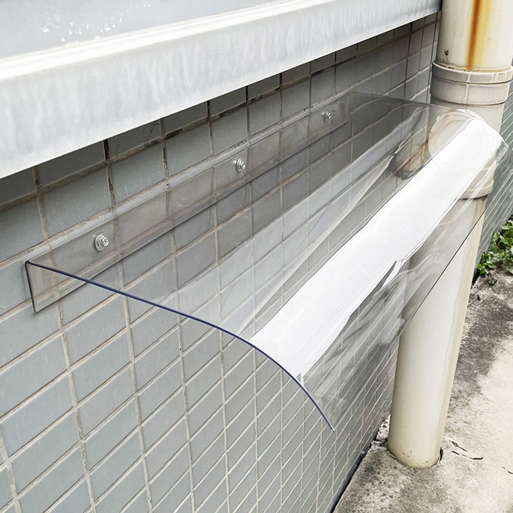 UV-Resistant Polycarbonate Door Awning for Outdoor Use