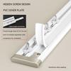Ultra-Flat Aluminum Single-Track Curtain Rail, 4.7 m, Champagne, Ceiling Mount view 3