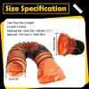 Flexible PVC Duct for Exhaust Fans, 10 m x 450 mm view 3