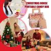 Christmas Cookie Boxes, House-Shaped Party Favor Boxes, 50 Pieces view 4