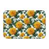 Woshuwo Yellow Dahlia Flower Doormat, Non-Slip, Indoor/Outdoor, 40 x 60 cm view 1