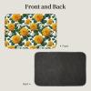Woshuwo Yellow Dahlia Flower Doormat, Non-Slip, Indoor/Outdoor, 40 x 60 cm view 2