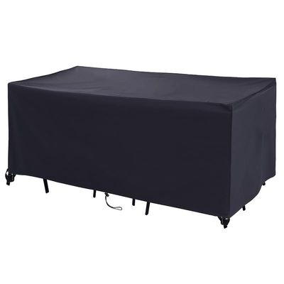 AOFOAE 160 x 100 x 110 cm Furniture Cover, Waterproof 420D Oxford Fabric, Black/Silver