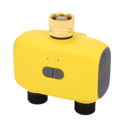 Fabater Waterproof WiFi Sprinkler Timer, Programmable Smart BT Hose Timer for Yard and Lawn, 2-Zone Control for Flexible Irrigation, for Home Gardens