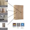 Rauch Alabama Wardrobe, Artisan Oak, 360 cm Wide view 4