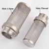 YJXYJQ 304 Stainless Steel Mesh Strainer, 1/2" to 2" Male Thread, for Aquariums, Garden Irrigation, and Water Filtration, 1 Piece (1.2 in. Long) view 4