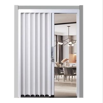 Accordion Sliding Folding Door Room Divider, White, 200 x 60 cm