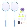 RiToEasysports Badminton Set, Automatic Rebound Self-Training Device with Two Rackets and Light-Up Shuttlecocks for Solo Players view 1