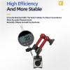 Lathe Accessory: Digital Dial Indicator, Magnetic Stand, Indicator Holder, Bore Gauge, Micrometer, Measuring Tips, Tools (Magnetic Stand A) view 3