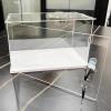 Vibeo Lockable Acrylic Display Case with Key and Door, 25 × 25 × 35 cm (10 × 10 × 14 in) view 1