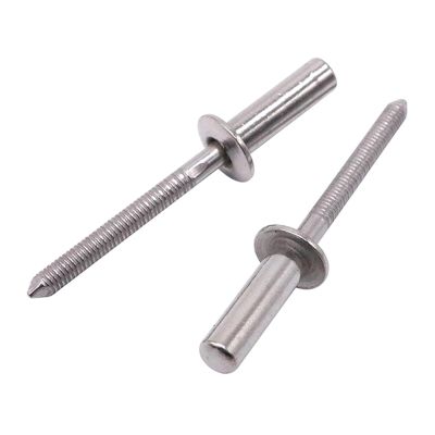 HEXHUASR GB12615.4 304 Stainless Steel Closed-End Round-Head Waterproof Blind Rivets M3.2–M6.4 (6 mm)