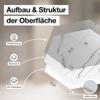 HEXIM Marble-Look SPC Hexagon Wall Tiles, 6-Piece Set, 25 x 21.5 cm, Gray-White Granite Decor (8235) view 2