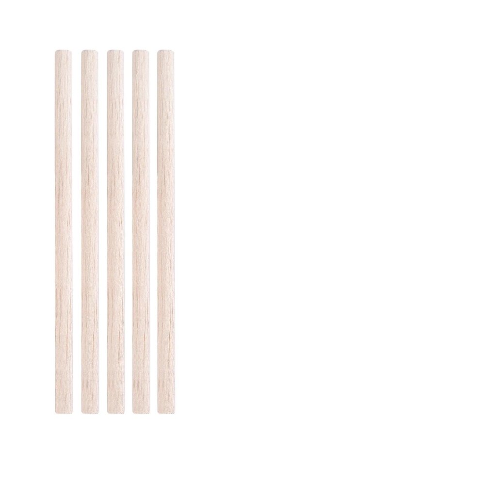 Balsa Wood Dowels, 8 × 200 mm, 5 Pieces