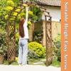 Weather-Resistant Wooden Garden Arch Trellis for Climbing Plants view 3