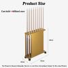 Generic Pool Cue Rack, 360° Rotating Floor Stand, 8/16-Slot, White, 60 x 20 x 66 cm view 2