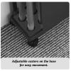 Generic Pool Cue Rack, 360° Rotating Floor Stand, 8/16-Slot, White, 60 x 20 x 66 cm view 3