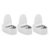 Healeved 3-Piece Wall Ashtray Set with Flip Lids, Nail-Free Mounting view 1
